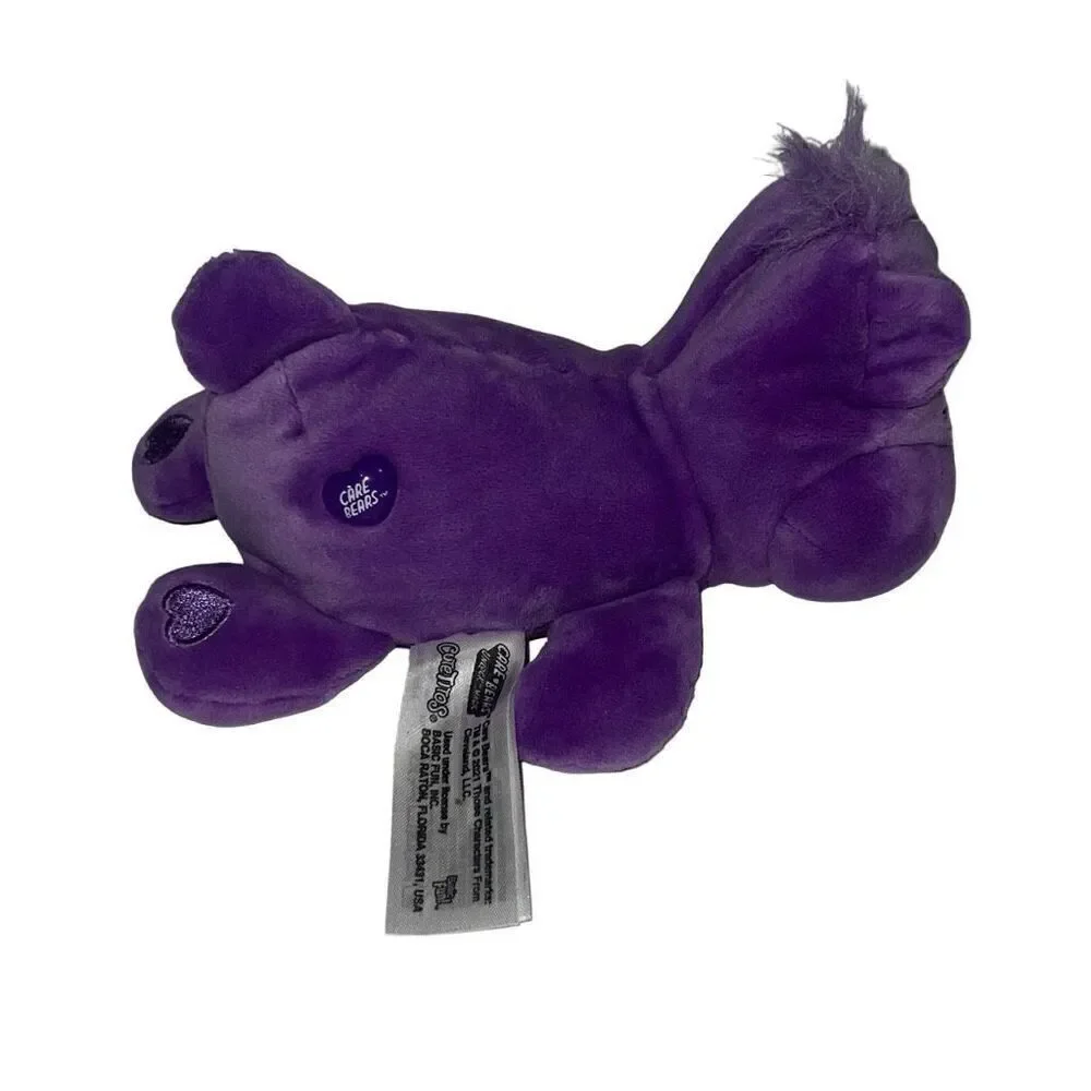 Care Bears Share Bear Cutetitos Purple Plush Toy Lollipop Candy Small 7”